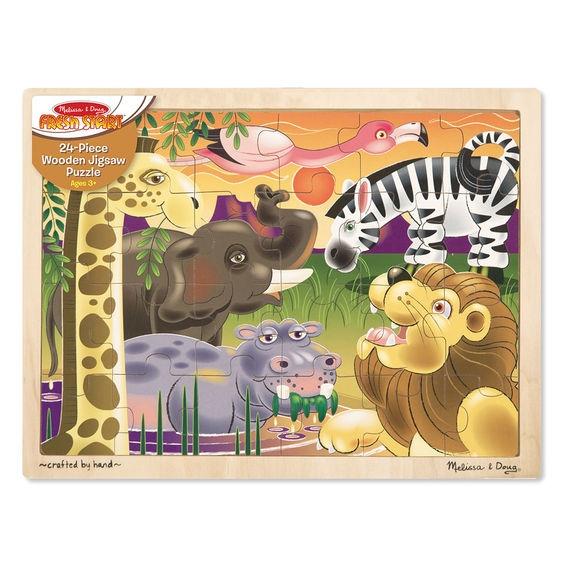 Puzzle- Afriške živali |24 kos|