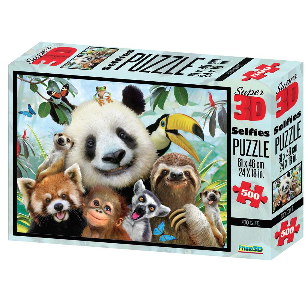 PUZZLE 3D - SELFIE - ZOO 500 KOM