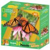 PUZZLE 3D - LEPTIR MONARCH 63 KOM 31x23cm NAT.GEOG. KIDS