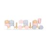 Drveni vlak Stars white/pink