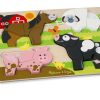 Velike drvene chunky puzzle Domaće životinje