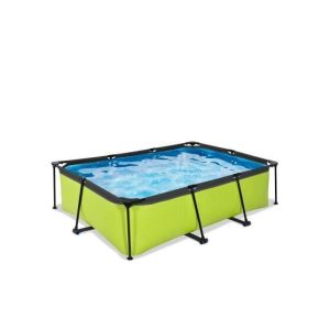 Bazen EXIT Lime 220x150x65cm s filtrirno črpalko - zelen