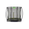 Talni trampolin EXIT Silhouette 153x214cm z varnostno mrežo - črn