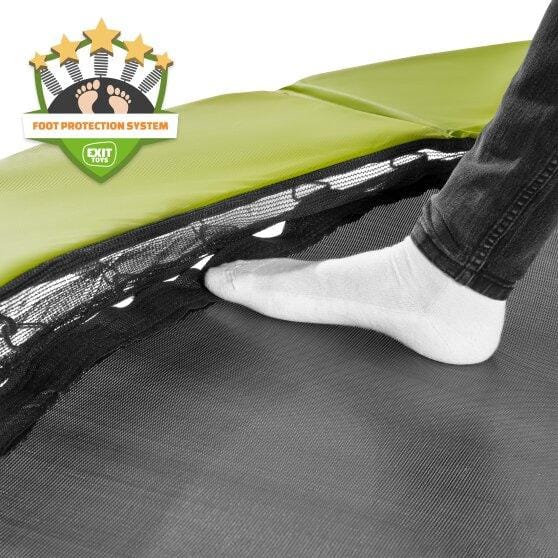 Trampolin EXIT Silhouette 153x214cm - zelen