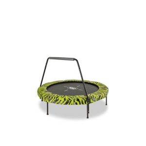 EXIT Tiggy Junior trampolin s palico ø140cm - črno/zelen