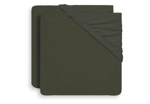 Plahta od žerseja 40/50 x 80/90cm - Leaf Green - 2 komada