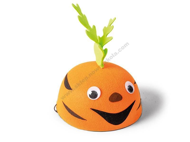 Kapa od filca Mrkva