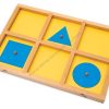 Geometrijski kabinet. Posuda za demonstraciju ravnih geometrijskih oblika