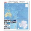 Australija, Oceanija, Antarktik. Fizička karta