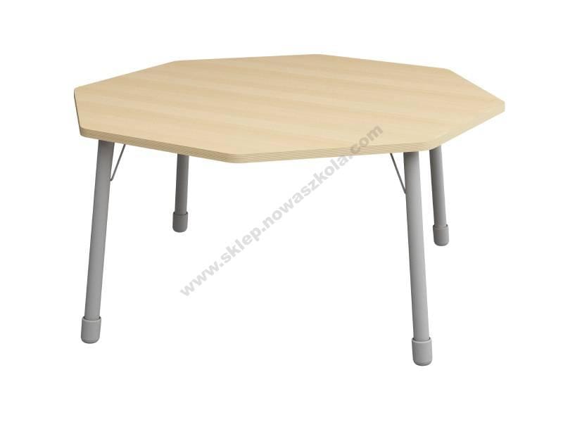 Osmerokutna ploča stola 0 146 cm - bukva