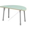 Polukružna ploča stola 0 138 cm - mint