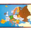 Puzzle karta Europe