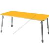 Velika pravokutna ploča stola 180 x 80 - žuta