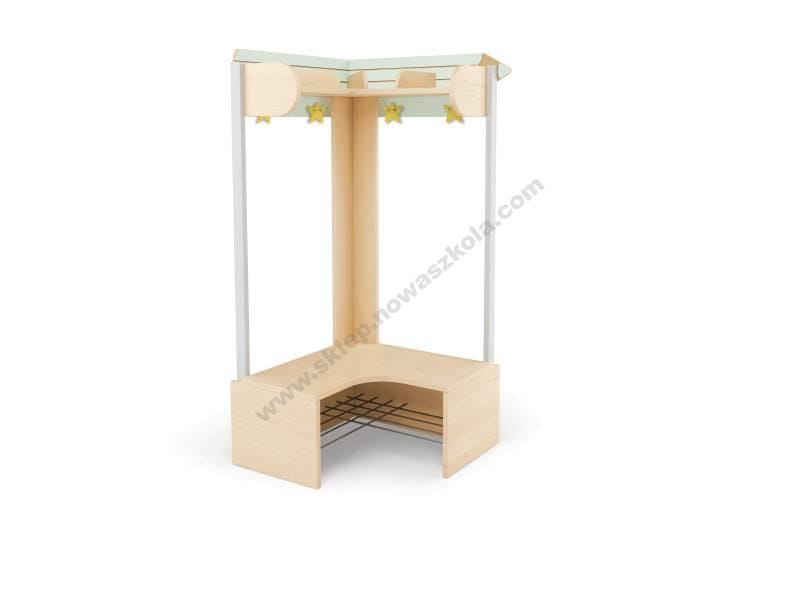 Crayon garderobna jedinica Corner Cloakroom 4 svijetlo plava