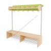 Garderobna jedinica s bojicama Cloakroom 6 zelena