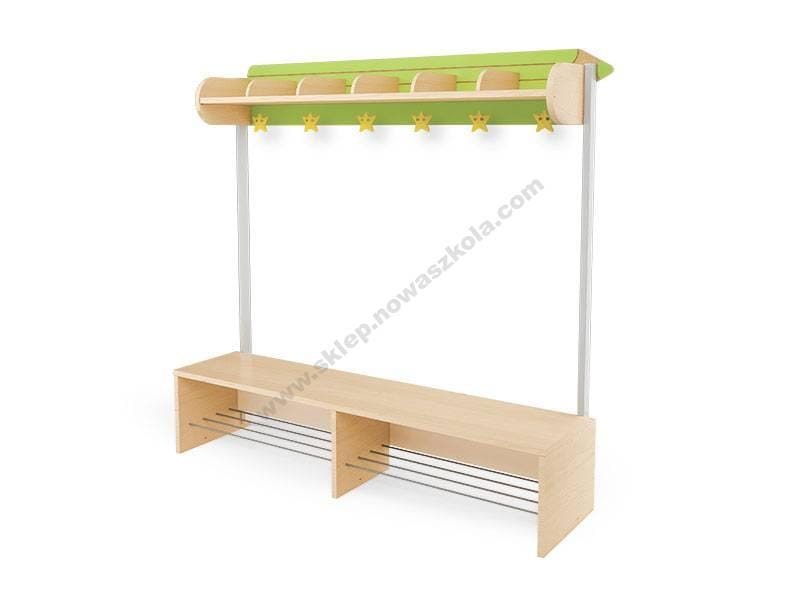 Garderobna jedinica s bojicama Cloakroom 6 zelena