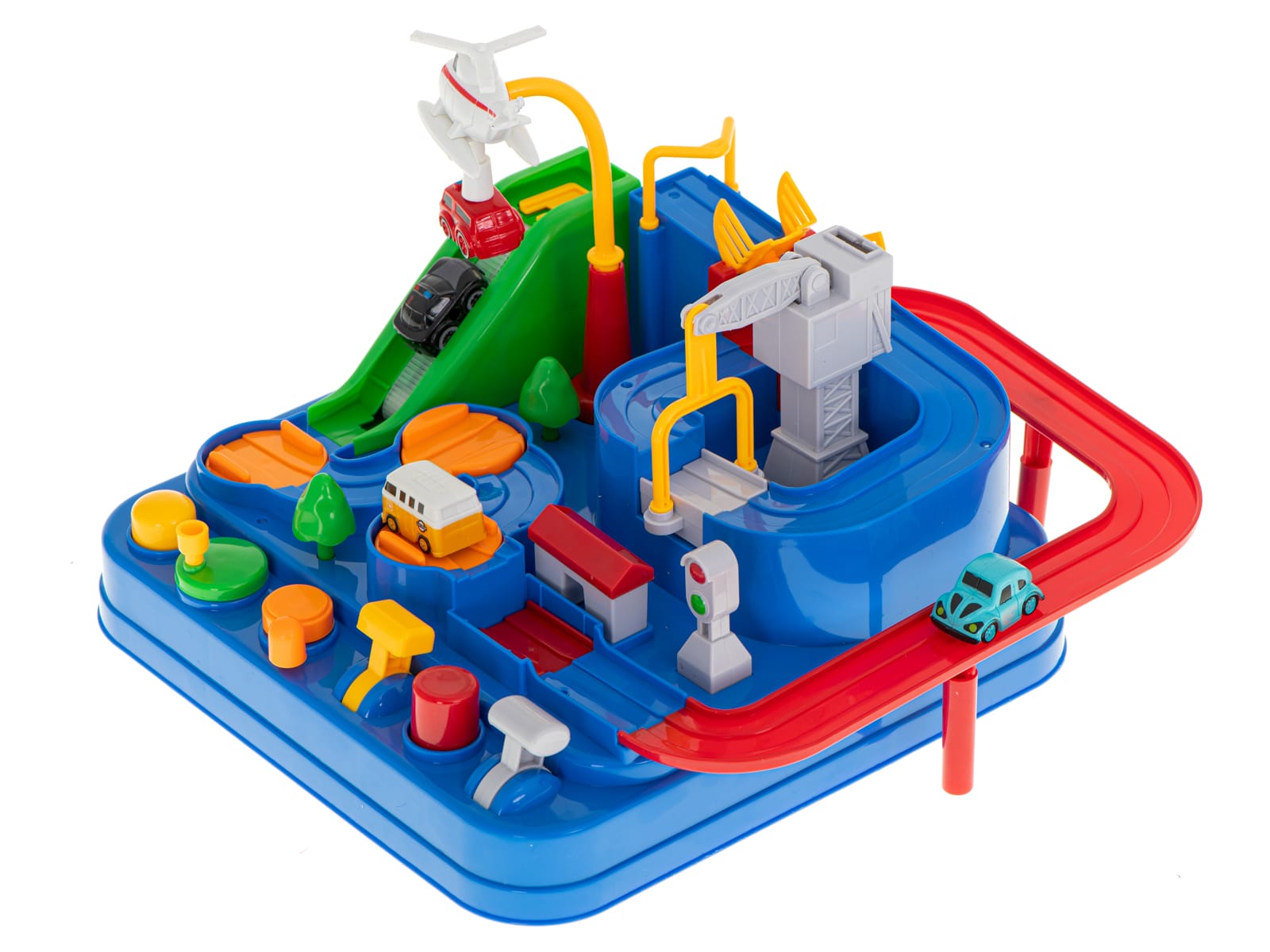 Staza prepreka interaktivno parkiranje utrke 4 automobila