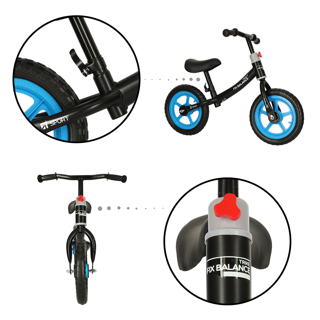 Guralica Trike Fix Balance ultra lagan 1,8kg crni plavi