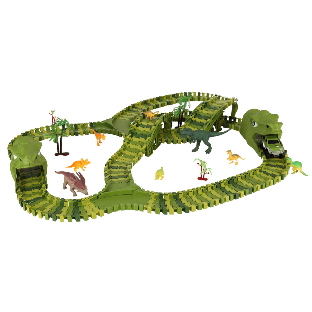 Trkaća staza dinosauri auti 240 dijelova