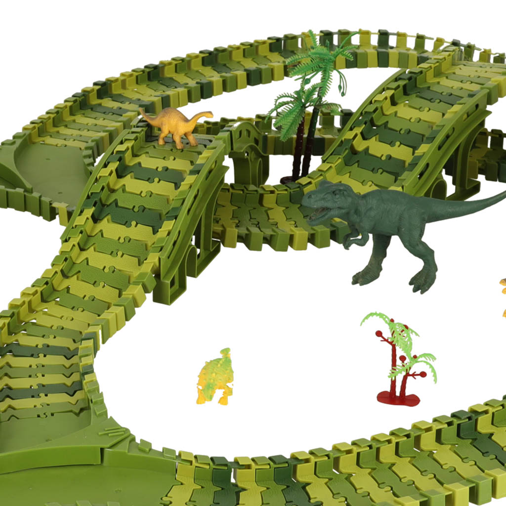 Trkaća staza dinosauri auti 240 dijelova