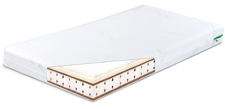 Memory Aloe Vera 140 x 70 (12 cm) Termo Elastična Pjena-Kokos Madrac