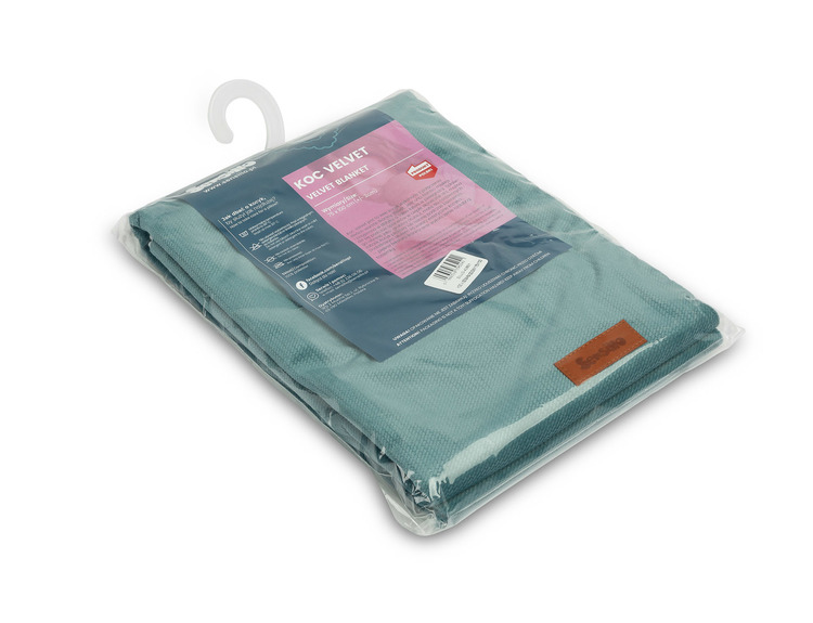 Velvet Deka Smaragd 75X100