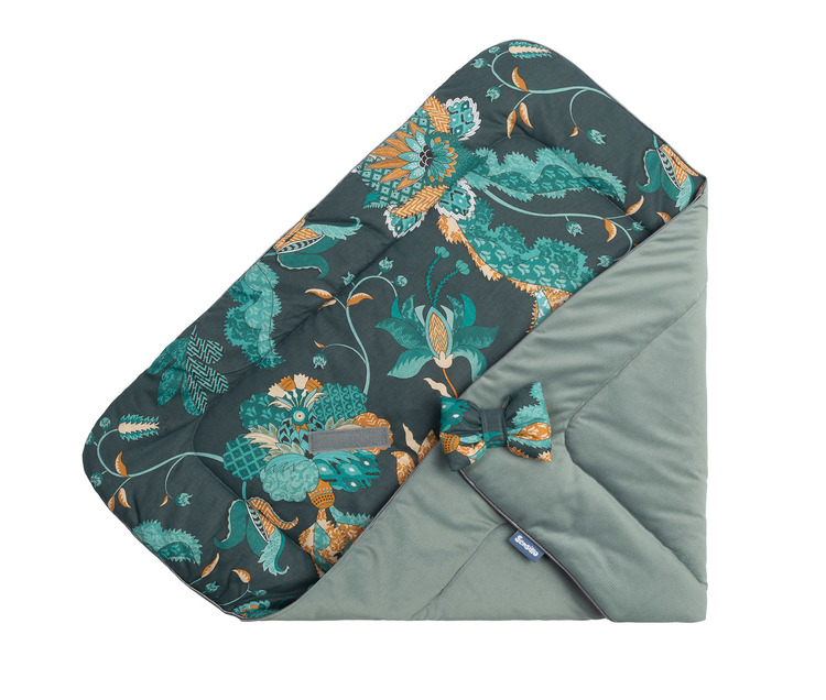 Baby Gnijezdo Čunj Omot Velvet Paradise Smaragd 75X75