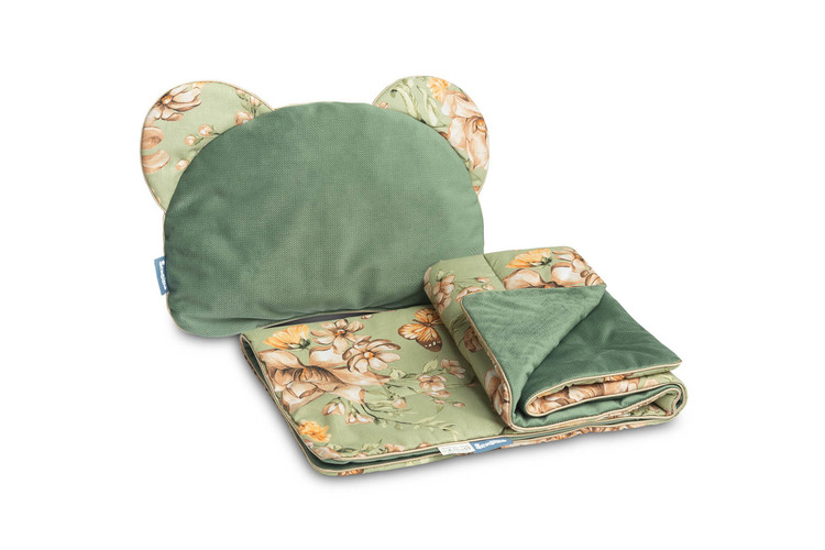 Velvet Dječja Kolica Set – Kvadratno Zeleno