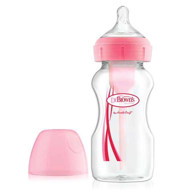 Wb91601 Oz/270 ml PP bocica širokog grla Options+, roza, 1 komad