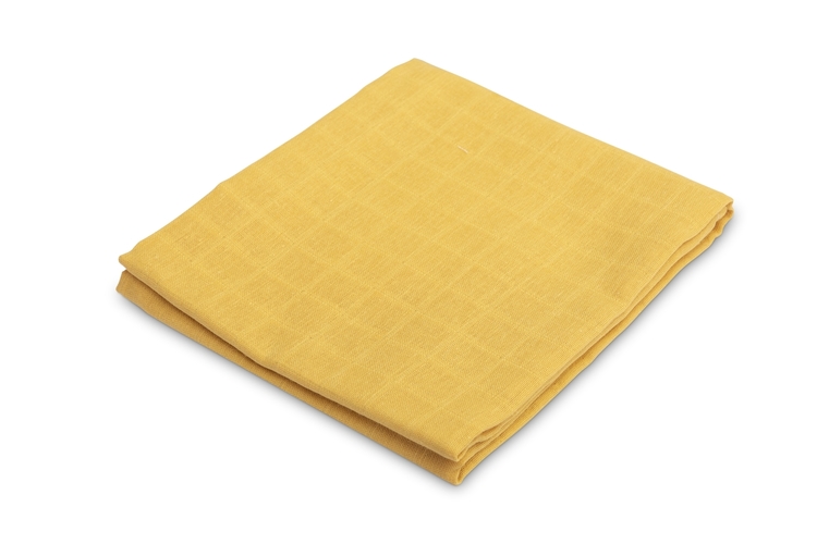 Muslinska Pelena 70X80 - Glatka Gorušica