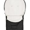 Vreća za rompers za kolica - Crna polar flis (95x40)