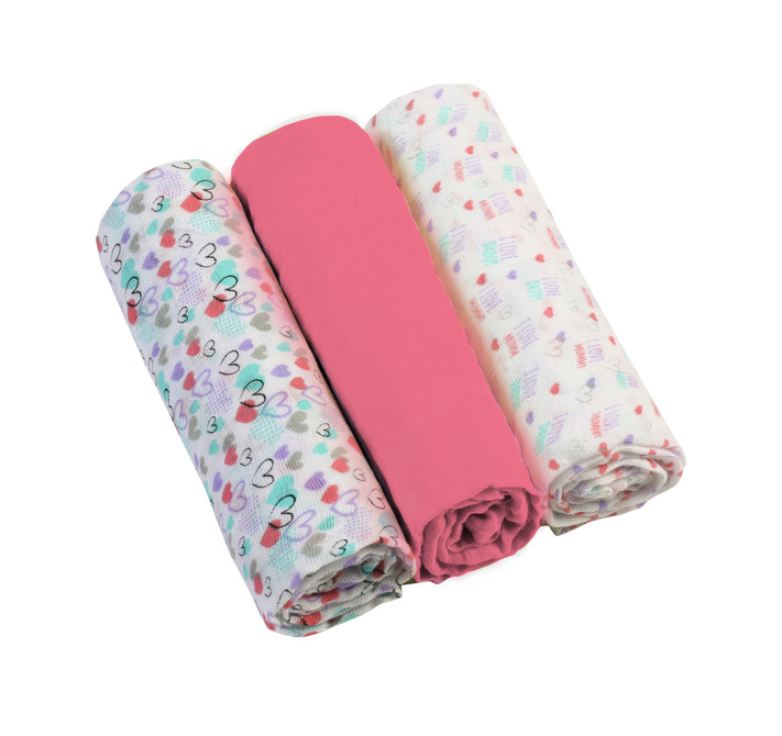 Muslin Pelene Malina 3 Kom Babyono