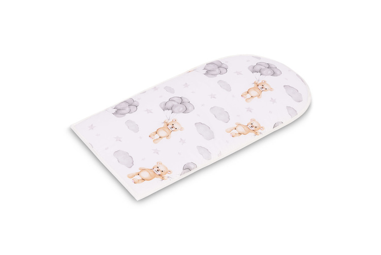Dječji Gnijezdo Muslin Teddy Sivo + Jastuk