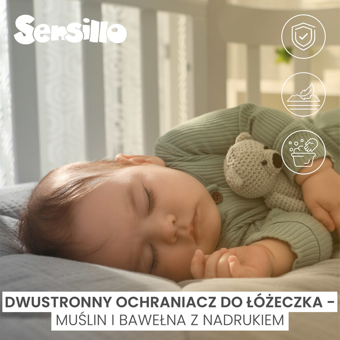 Zaštitna ogradica za krevetić Maslačci Bež