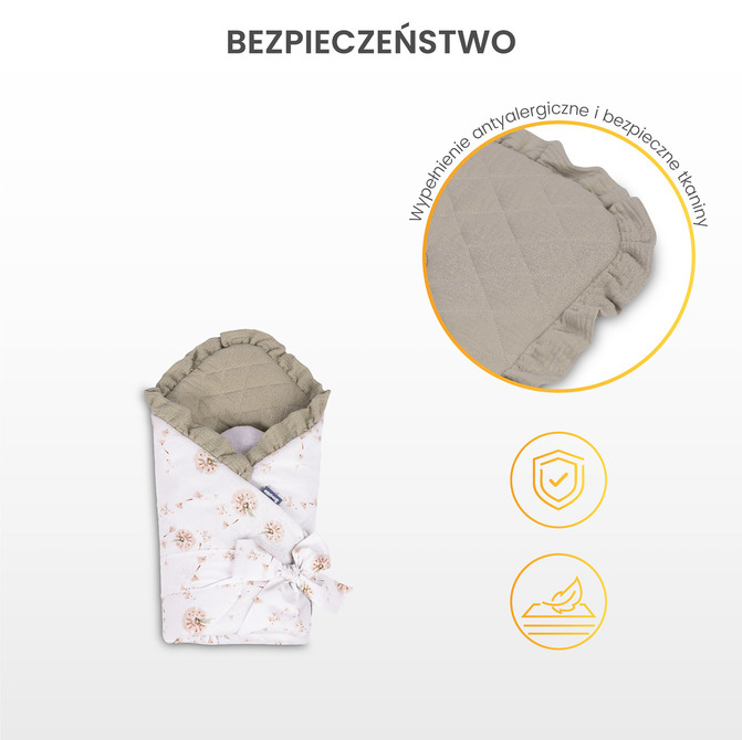 Konus za bebin gnijezdo Dandelions Bež 75X75