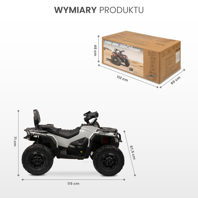 Baterijsko Vozilo Outlander Plavo