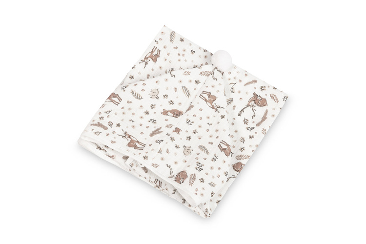 Kupaći Pončo Muslin Bijeli Zeko