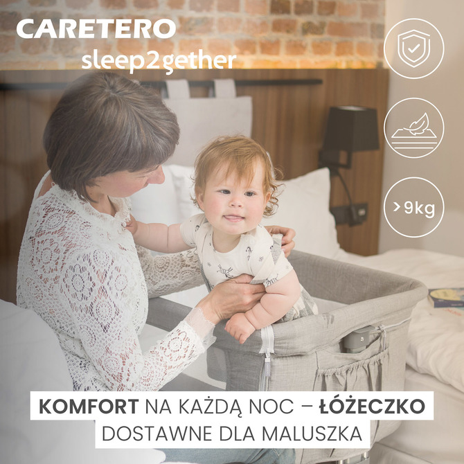 Krevetić za dojenje Sleep2gether Grafitni