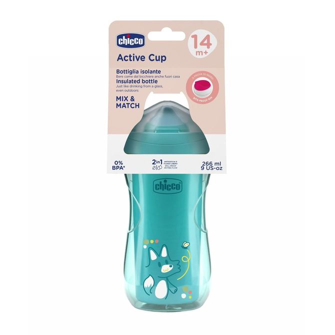 Termalna Šalica 266Ml S Tvrdom Usnicom 14+ Tirkizna