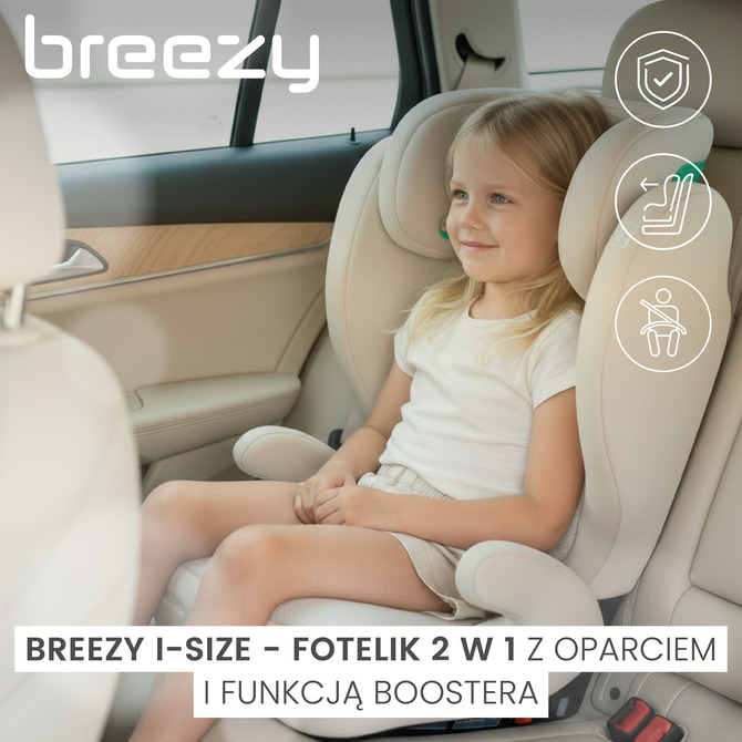Autosjedalica Breezy Crna (100-150Cm)