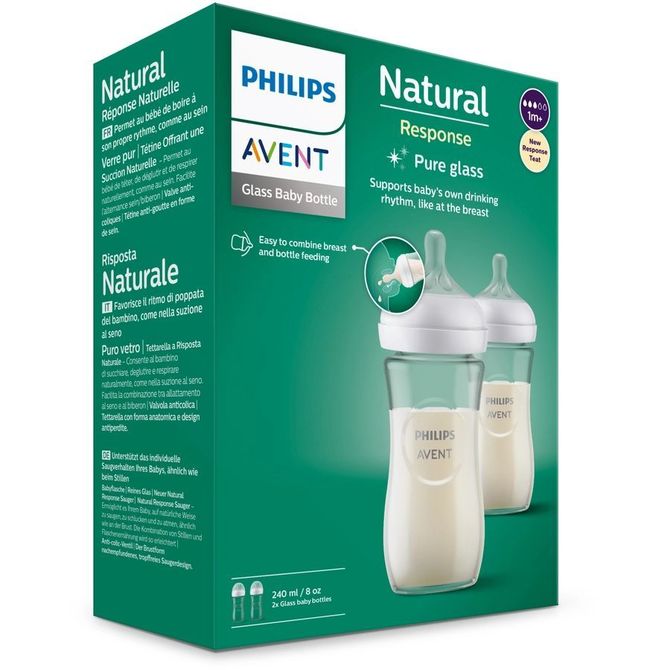 Scy933/02 Prirodna Staklena Boconica 2X240ml