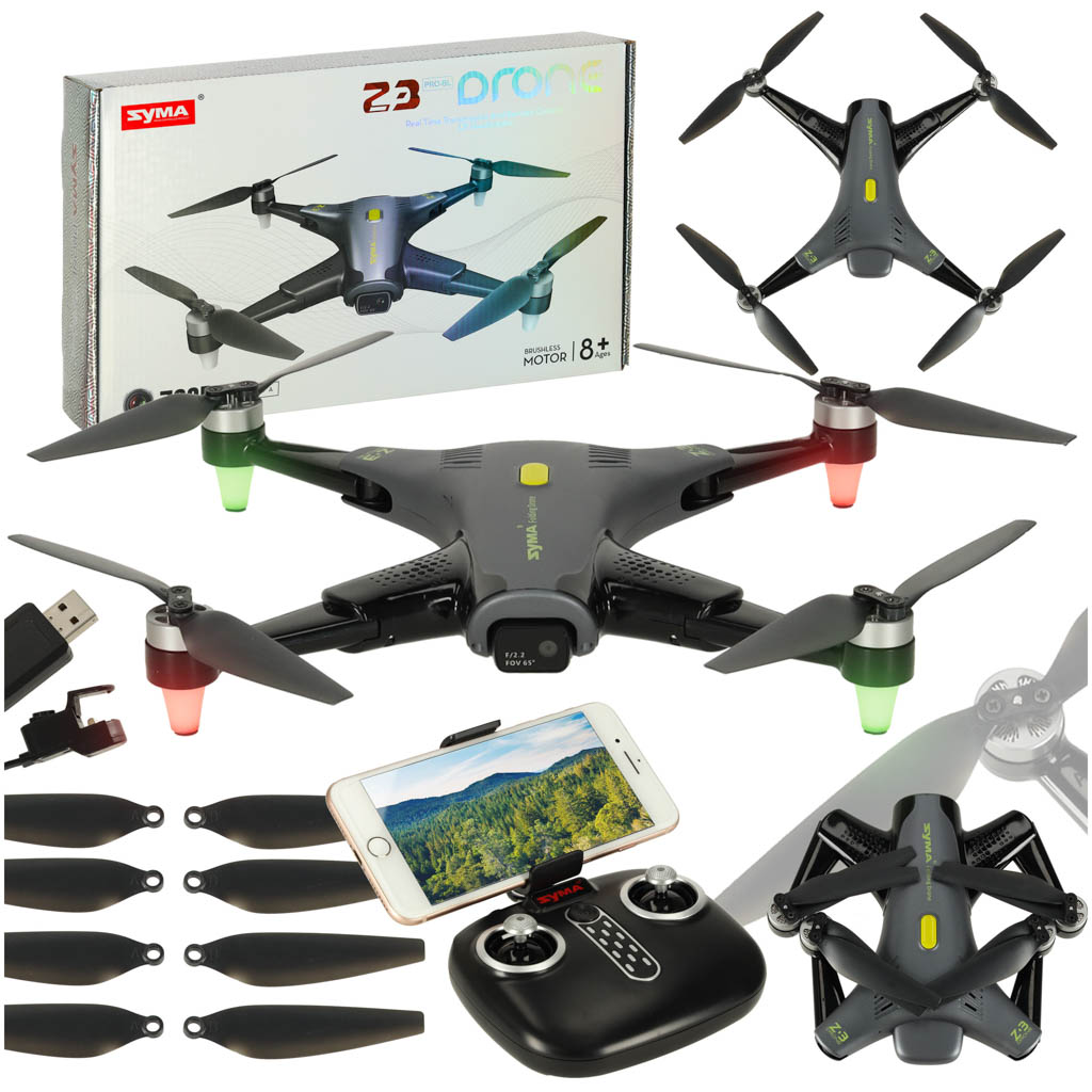 Syma Z3PRO 2.4GHz 4CH Wi-Fi RC dron crni