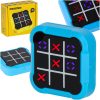 Krug križ križ elektronička puzzle igra tic tac toe prijenosna konzola plava