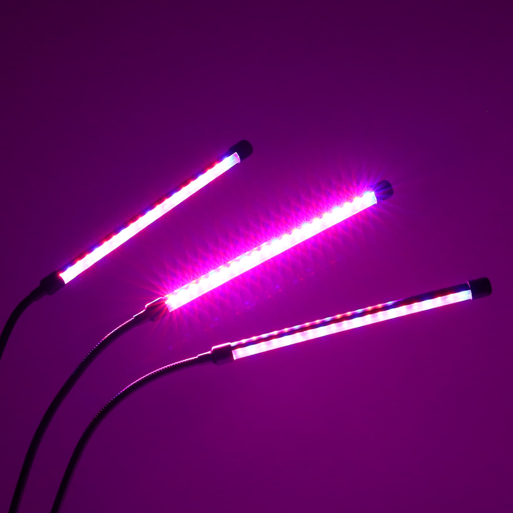 LED lampa za uzgoj biljaka s 3 žarulje