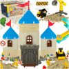 Pijesak za djecu 1100g dvorac vozila kalupi figure kreativni set