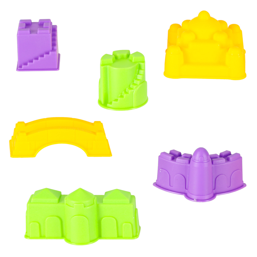 Pijesak za djecu 750g kalupi za kućice figure kreativni set