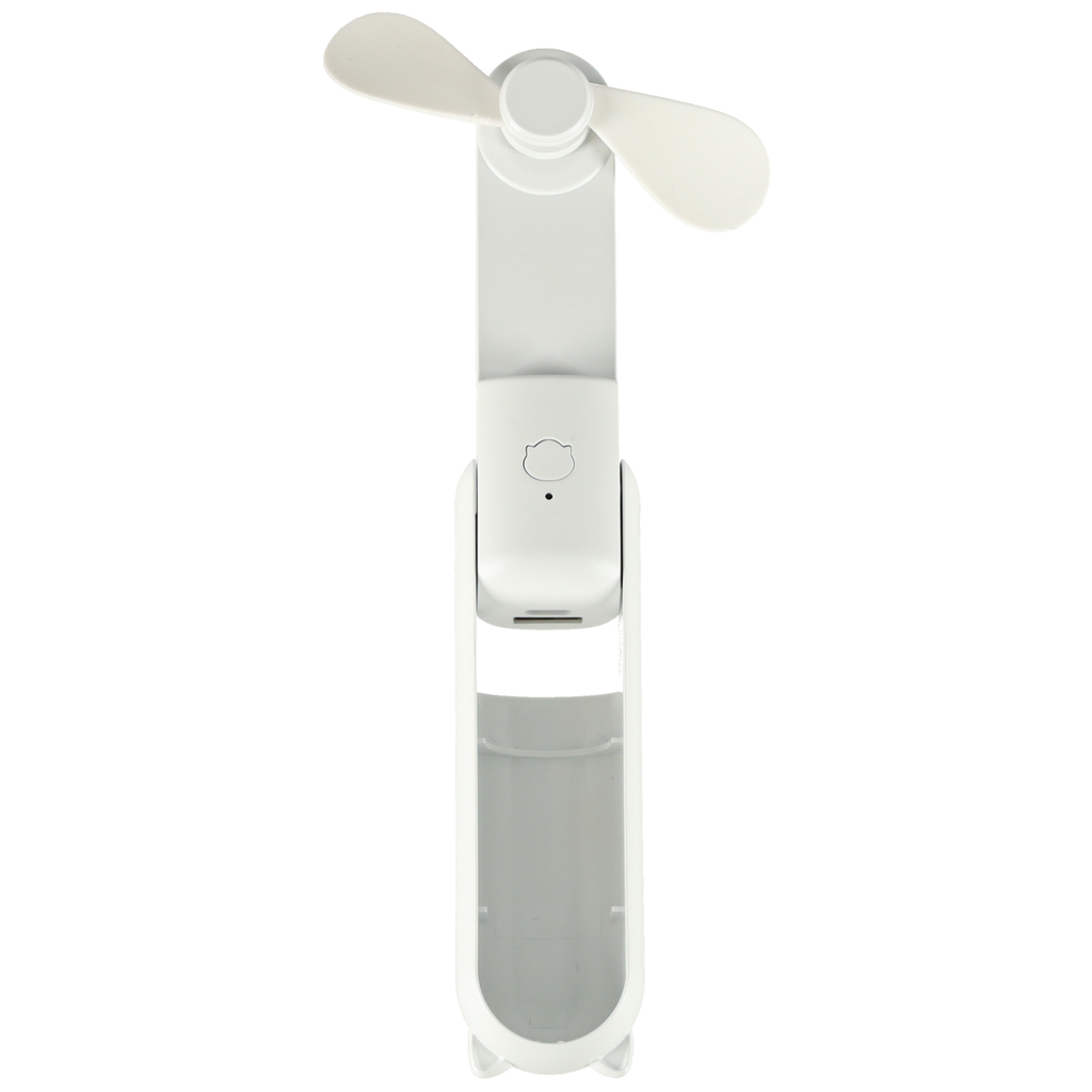 Stolni ventilator ventilator mini ručna sklopiva vjetrenjača prijenosni USB bijeli