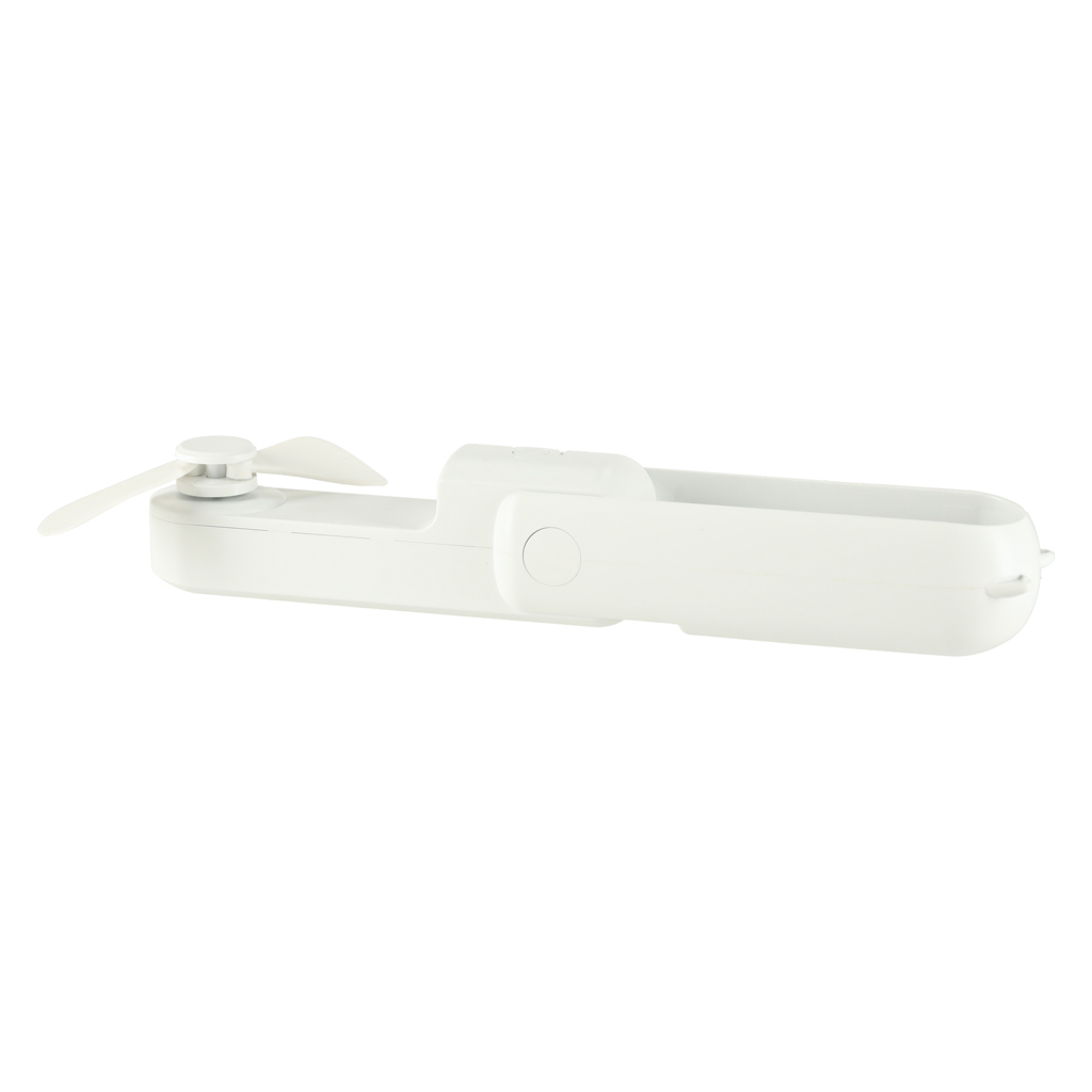 Stolni ventilator ventilator mini ručna sklopiva vjetrenjača prijenosni USB bijeli